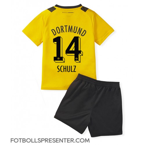 Borussia Dortmund Nico Schulz #14 Hemmatröja Barn 2022-23 Kortärmad (+ korta byxor)